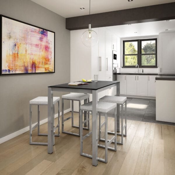 Aaron Stool w/Fabric Seat by Amisco - Image 2